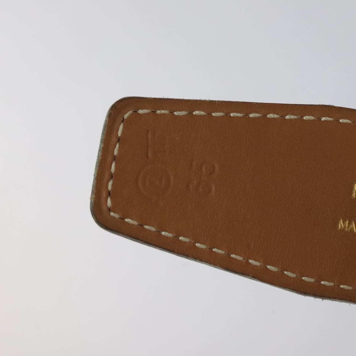 HERMES Twotone Constance H Belt Leather 31.1\