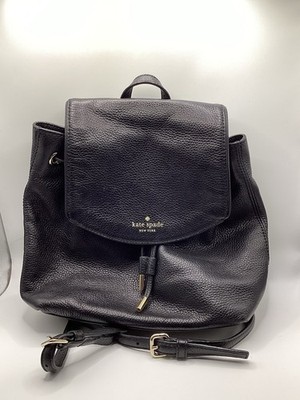 Kate Spade WKR00327 Leila Pebbled Leather Flap Backpack  display picture 1