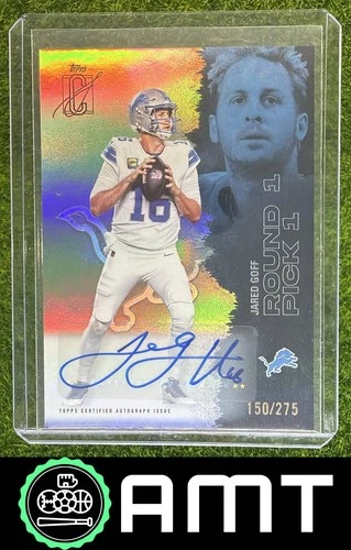 2025 Topps Signature Jared Goff Veteran Class Autographs (RAW)