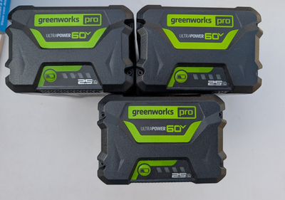 #ad Lot of 3 greenworks pro 60V 2.5 HC battery not working for parts PARTS REPAIR $45.99