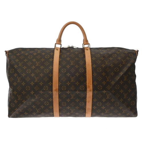 Louis Vuitton Keepall M41412 Boston Bag Monogram Canvas Brown #WB4257