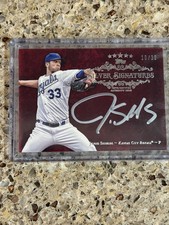 James Shields 2013 Topps Five Star Silver Signatures Auto 10 /20 Royals