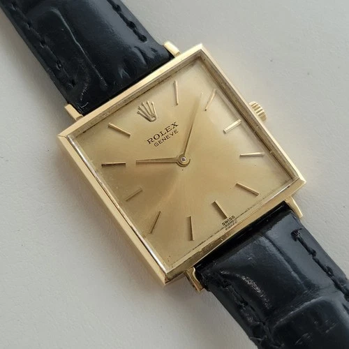 Rolex Cellini 3643 18k Gold  23mm Ladies Manual Wind 1960s Dress Watch RA637