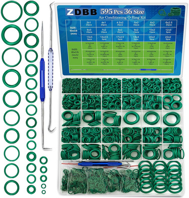 595 Stück Automotive AC O-Ringe Kit, SAE Und Metrische Klimaanlage O-Ringe Sorti