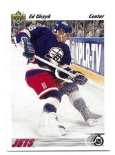 ED OLCZYK 1991-92 UPPER DECK CARD NEAR MINT CONDITION