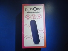 PLUS ONE VIBRATING BULLET SOFT TOUCH MASSAGER 10 VIBRATION NEW IN BOX