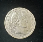 1907-o.  Barber Quarter ,  nice XF coin