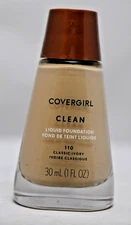 Covergirl Clean Liquid Foundation 1 Oz - Classic Tan - Natural Beige - Creamy Na