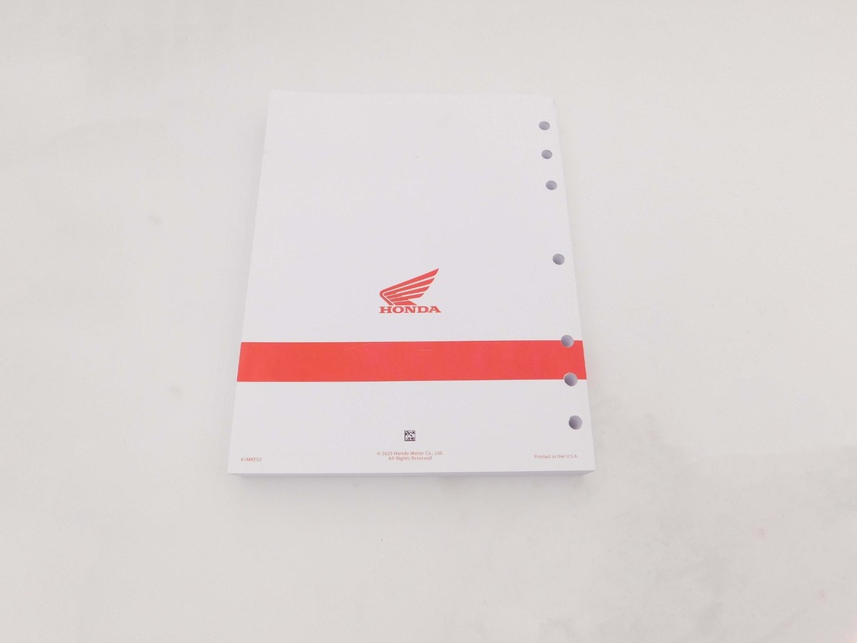 HONDA SERVICE MANUAL BOOK 2019-26 CRF450L CRF450RL OEM NEW GENUINE