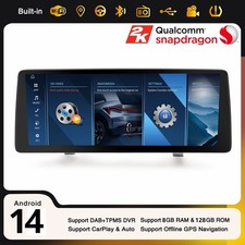 12,3” CarPlay Android 14 Navigatore Autoradio 4G BMW Serie 3 E90 E91 E92 E93 CCC