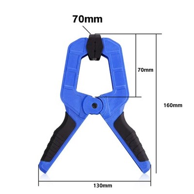 A Form Holz Klemme 4 STCK. Nylon Konstruktion Schnellspanner Feder Werkzeug zum