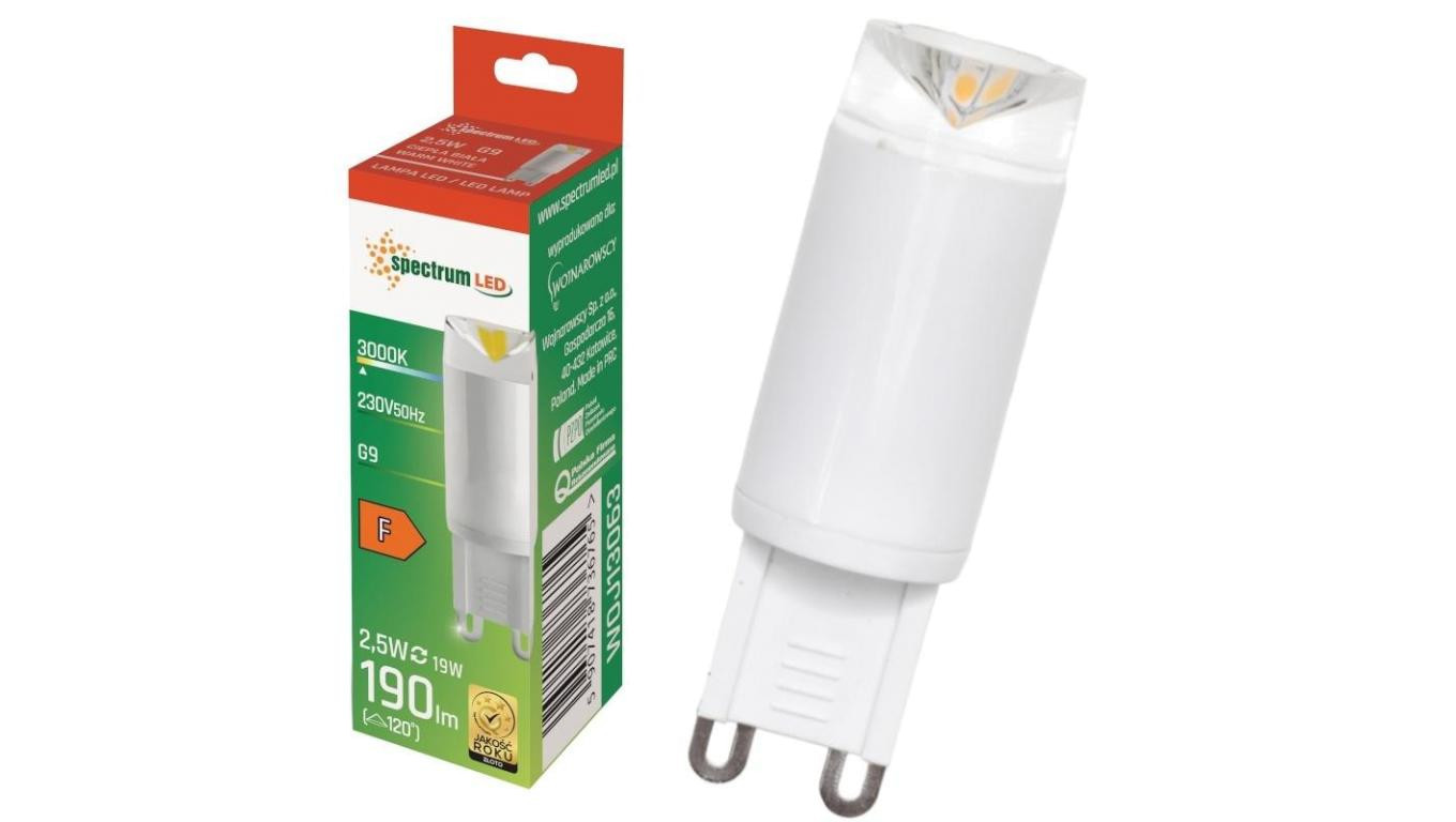 Светодиодная лампа Žarówka ceramiczna LED G9 230V 2,5Вт 190lm ciepła