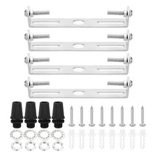 4 Set 95mm Ceiling Light Plate Kit Mount Bracket Plate Steel Crossbar for Home