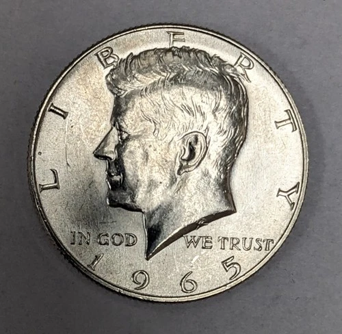 1965 Kennedy Silver Half Dollar UNC