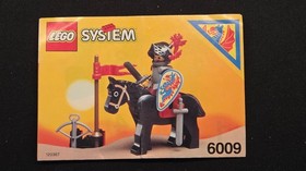 LEGO 6009 Black Knight Castle 1992 Vintage 100% Complete with Original Box & Man