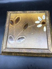 vintage mid century signed villeroy & boch tile trivet teapot stand