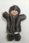 Vintage Cabbage Patch Kids (1985)dressed in a rare "Couture Kid" faux fur coat.
