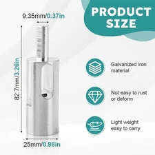 Twist Ties 9 Gauge Drill Chuck Tool for Chain Link Fence, Easy Twist Fence Ti