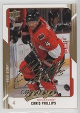 2008-09 Upper Deck MVP Gold Script 14/100 Chris Phillips #209 2d8