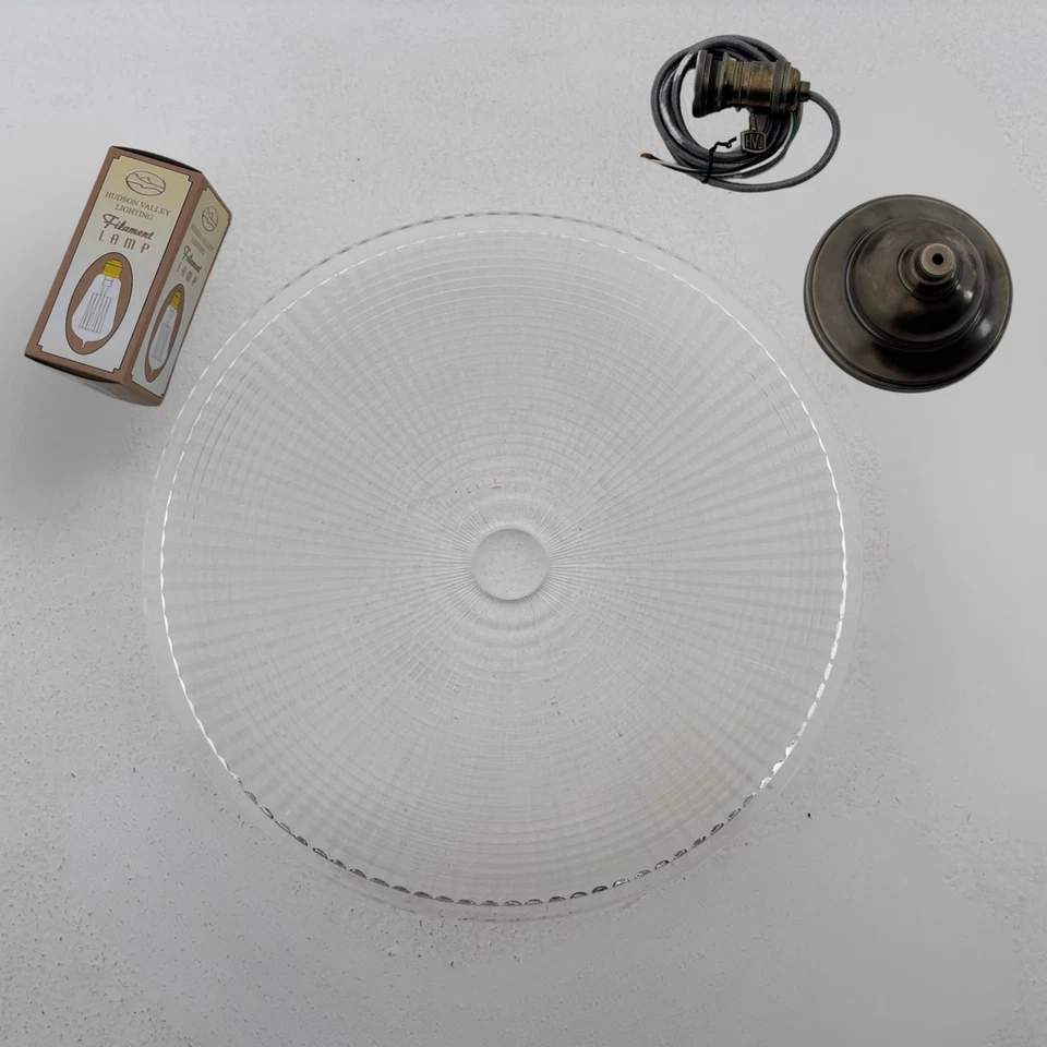 Hudson Valley Lighting 8001-HN-GL4 Historic Nickel Single Light Pendant - Image 2 of 4