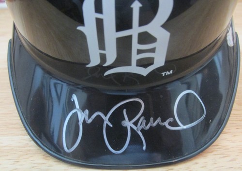 JON RAUCH AUTOGRAPHED BIRMINGTON BARONS JUST MINORS MINI-HELMET - Picture 2 of 3
