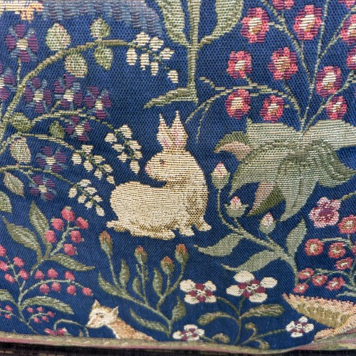 Tapisserie Ambiances de France French Tapestry Pillow Bunny Monkey Birds - Picture 5 of 8