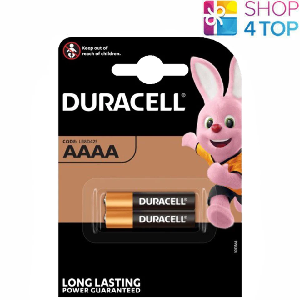2x Duracell AAAA 1,5V Alkaline Batterien MN2500 LR8D425 25A Neu - Bild 1 von 1