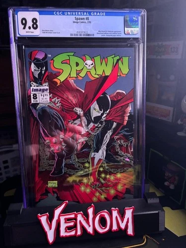 SPAWN #8 IMAGE COMICS TODD MCFARLANE CGC GRADED 9.8