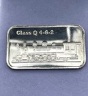 Class Q Locomotive engravable Bar 1 Troy oz .999  Fine Silver