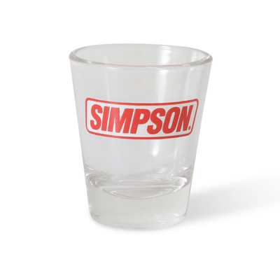 #ad Simpson Racing 36 519 Simpson Logo Shot Glass Each $2.50