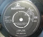 ❤️ The Beatles – I Feel Fine  / She's a Woman ❤️   Vintage 1964 Vinyl 7" single