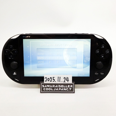 Sony Playstation PS Vita Black PCH-2000 ZA11 Console only PSV Slim