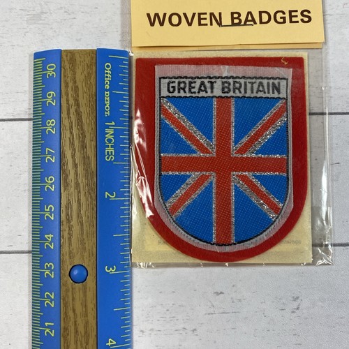 Vintage Sampson’s Woven Badge Great Britain Patch Neu in Verpackung - Bild 3 von 3