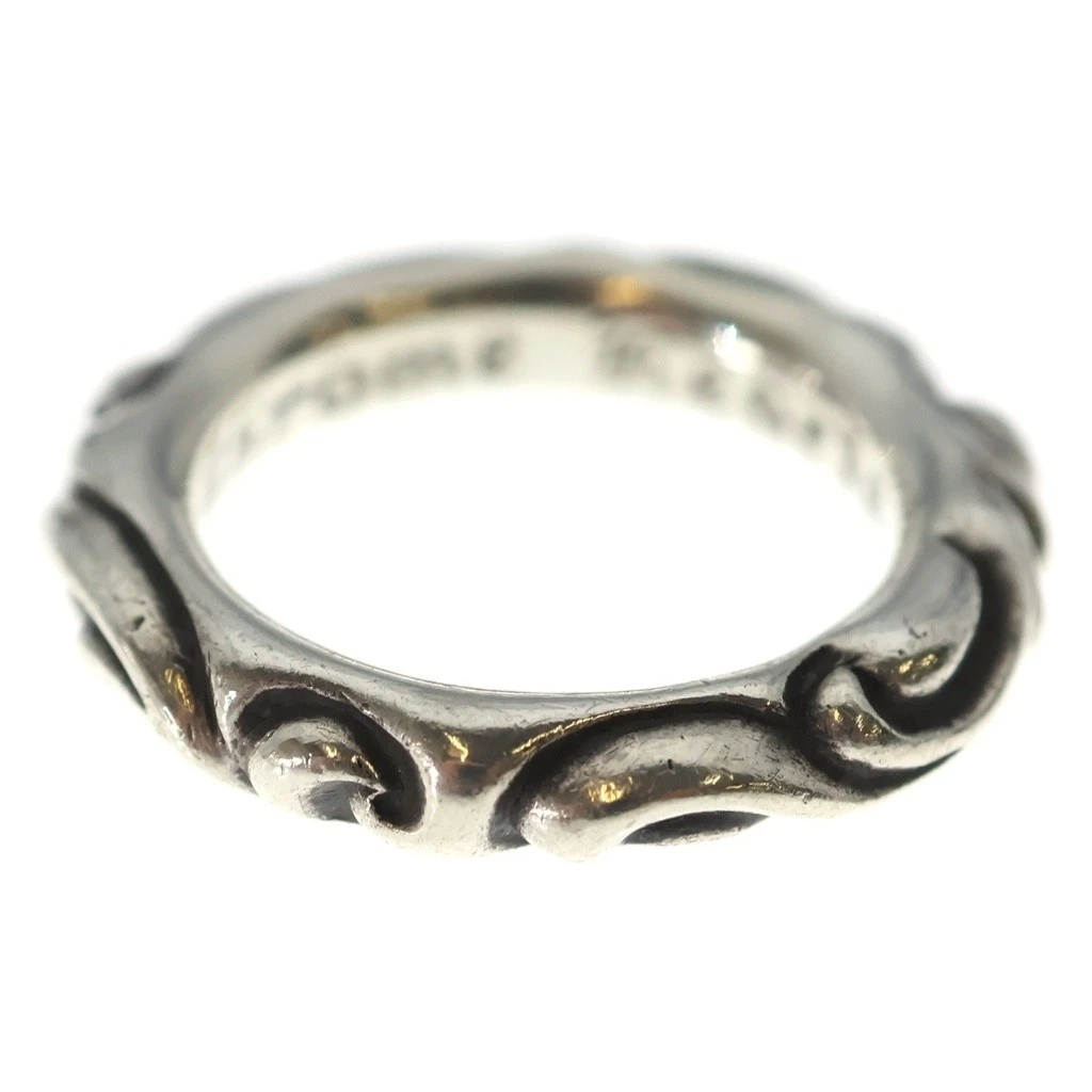 Chrome Hearts SCRL BAND Ring 925 US#6-3/4 P0081051