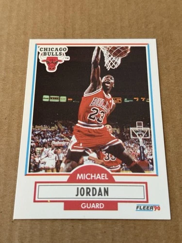 1990-91 Fleer #26 MICHAEL JORDAN Chicago Bulls NMT MINT The Goat NBA