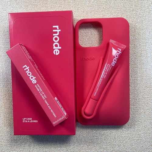 Rhode Lip-tint Silicon Phone Cases WITH Lipgloss iPhone 11 12 13 14 15 16Pro Max - Picture 11 of 35
