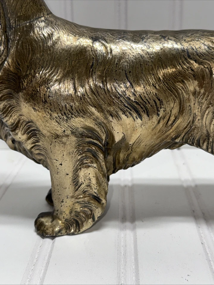 Vintage JENNINGS BROTHERS Cast Iron Dog “1692 / 111-850 Markings”COCKER SPANIEL* - Image 4 of 4