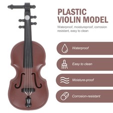 4 Pezzi Violino Per Bambini, Principianti Mini Violino Ornamento Piccolo Violino Casa delle Bambole