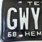 1968 Texas Hemisfair GWY 180 License Plate Pair RARE Vintage & GWY 181 Single￼ — photo 2