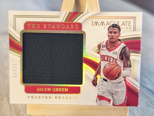 2022-23 Panini Immaculate Collection Game Worn Used Jalen Green /99