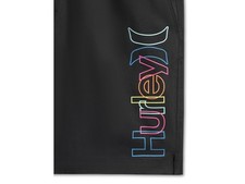 HURLEY YOUNG MEN'S CROSSOVER VOLLEY BOARDSHORTS - SIZE: MEN M - BLACK/MULTI