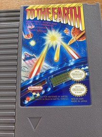 NES ~ TO THE EARTH ~ Nintendo Game 3 Screw NES-ZE-GBR Game Cart Only Pal