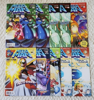 Megaman lot NM, unread Capcom Mega Man 2012 Archie Comics