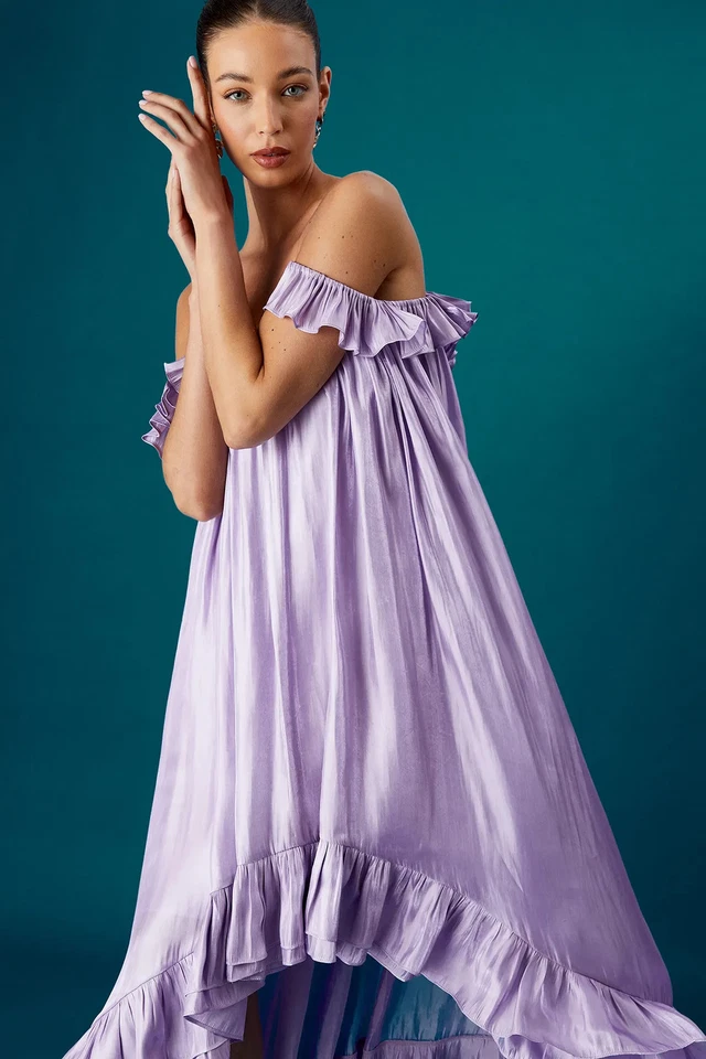 Coast Lilac Maxi Dress Womens Occasion Dresses - Image 2 of 4