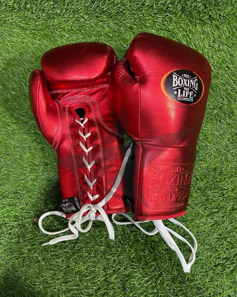 Guantes No Boxing No Life | Guantes de boxeo de entrenamiento de cuero de vaca NBNL Foto 2 de 3