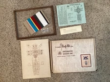 Salaka Mana Kachina Decorative Woods Complete Craft Kit 12x16 Crewel Embroidery