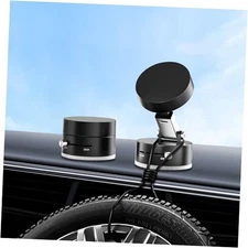  Upgraded Vacuum Magnetic Suction Phone Holder,Strong Suction Stretchable-Black