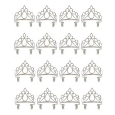 12 Pack Plastic Princess Tiaras for Girls, Dress-Up, Costume Accessory, Age 3-6