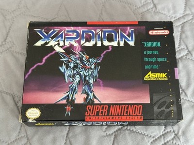 Xardion *  Snes Box Only * Super Nintendo Original box