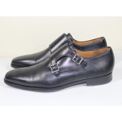 Magnanni Double Monkstrap dress shoes Black sz10.5 Magnanni Men main image 3